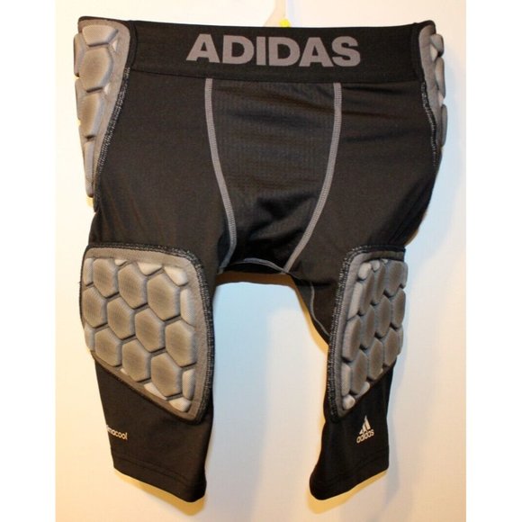 Boys Adidas Climacool Padded Compression Football Girdle Shorts Youth Medium - Picture 2 of 8